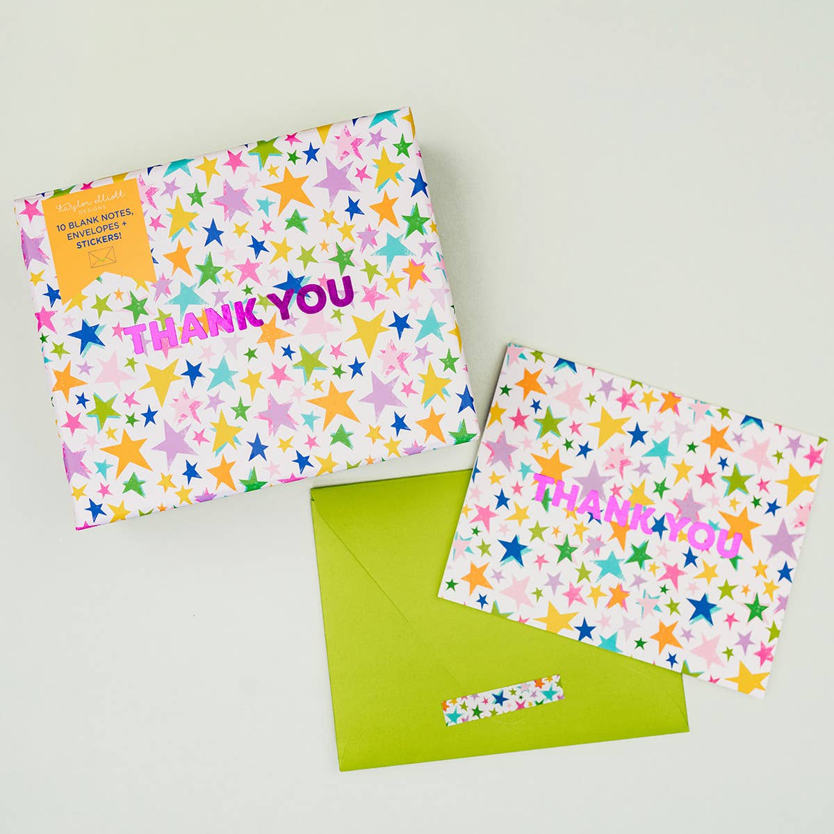Stars Thank You Boxed Note Cards – BabyBliss